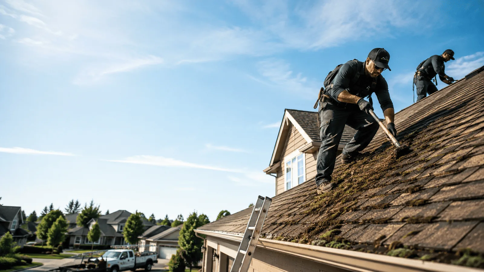 Roof Moss Removal in Hamshire, TX near me